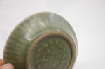 Antiker Teller mit Caladon Glasur mit 2 Fischen Ming Dy